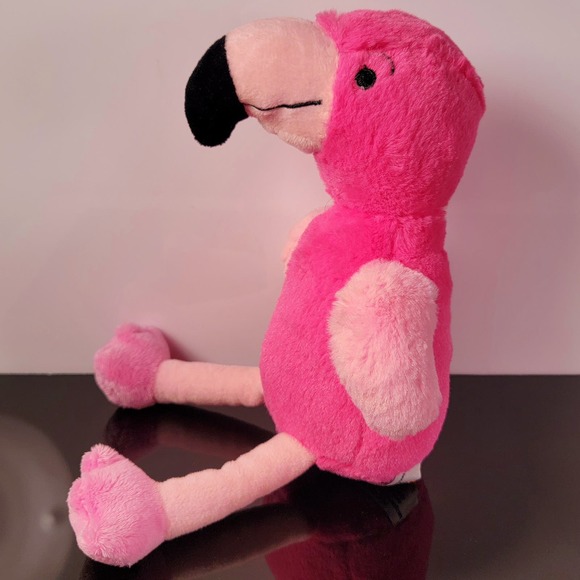 Pink Flamingo Plush‎ 12” Soft Exotic Stuffed Animal Realistic Silly Cute Clean - Picture 2 of 5